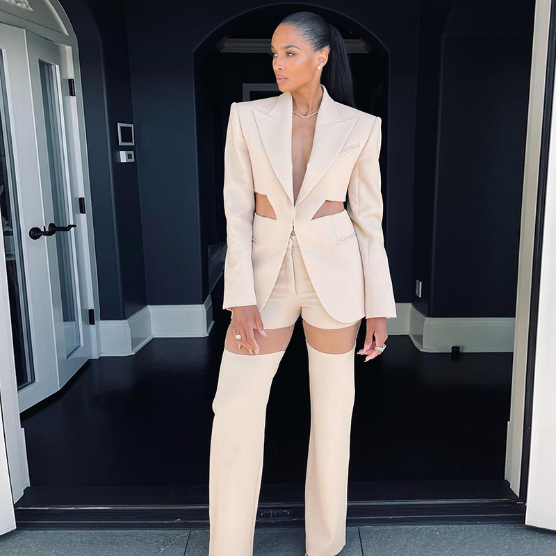 Apricot suit