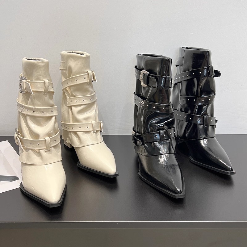 Pointed Toe Ankle Boots