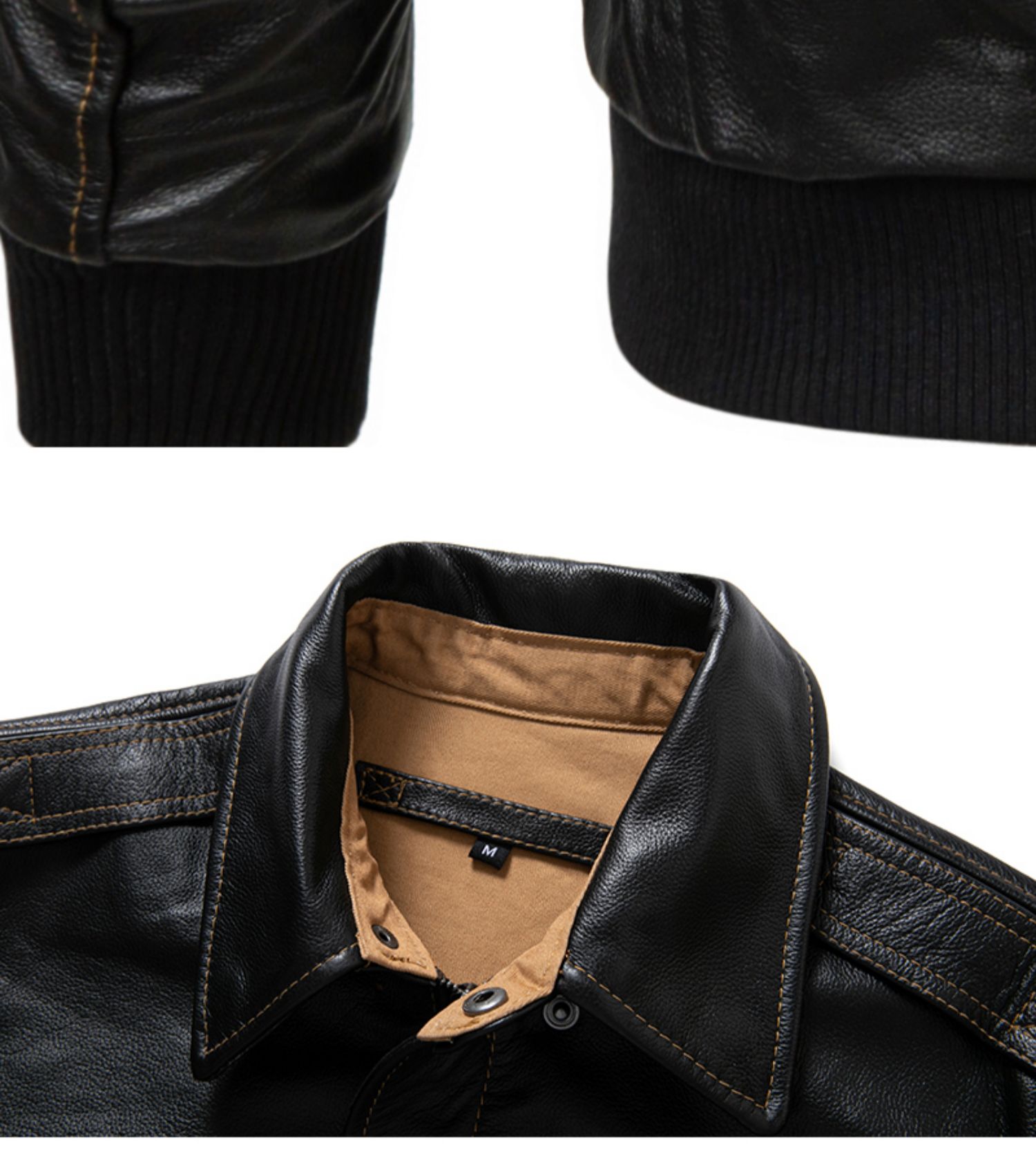 Title 11, Genuine Leather Flight Jacket Baseball Uniform ...