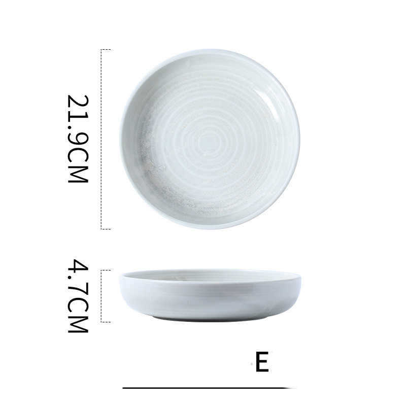 8.6inch White round bowl