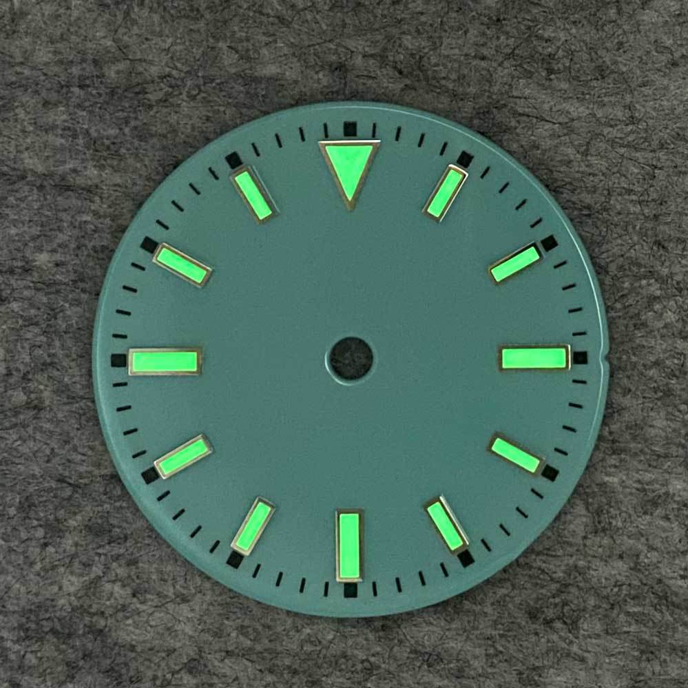 Title 5, Green Luminous 29mm Sterile Dial