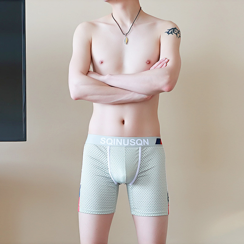 Comfortable And Breathable Youth Long-leg Boxer Briefs
