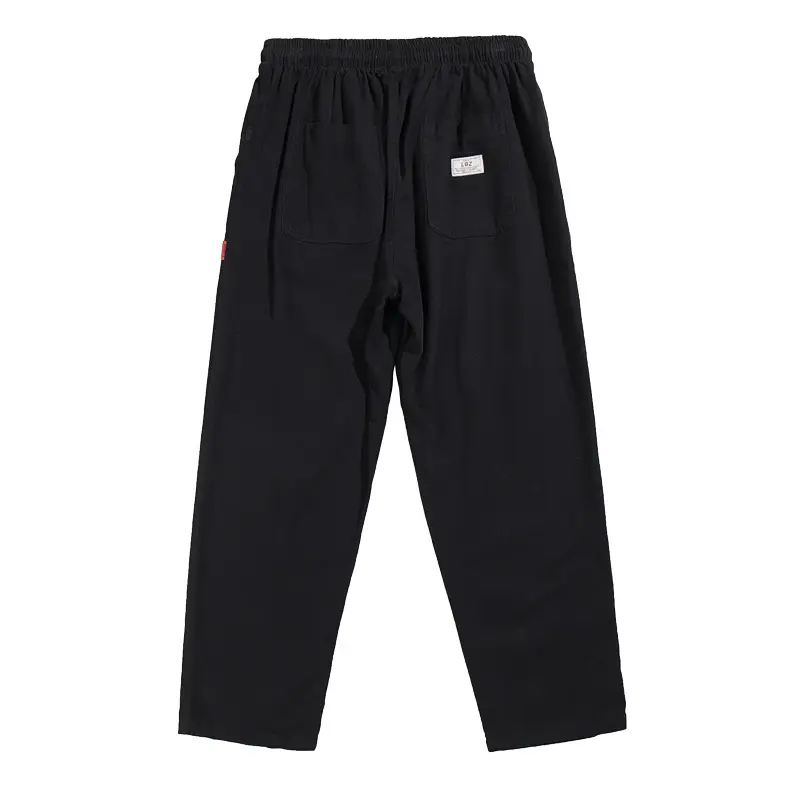 Men's Ninth Solid Color Loose Casual Pants