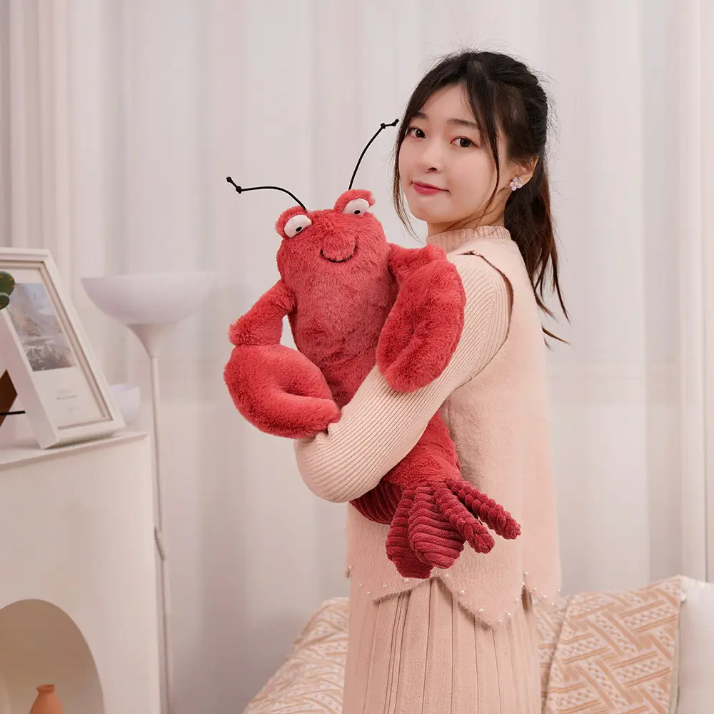 Cute Lobster Doll Simulation Crab Pillow Fabric Decoration