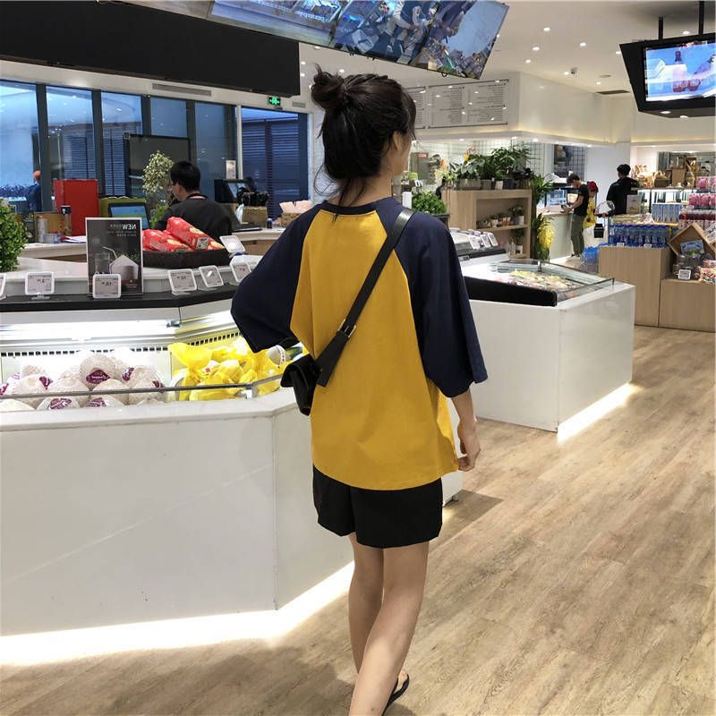 Fashion Simple Loose Letter Short Sleeve