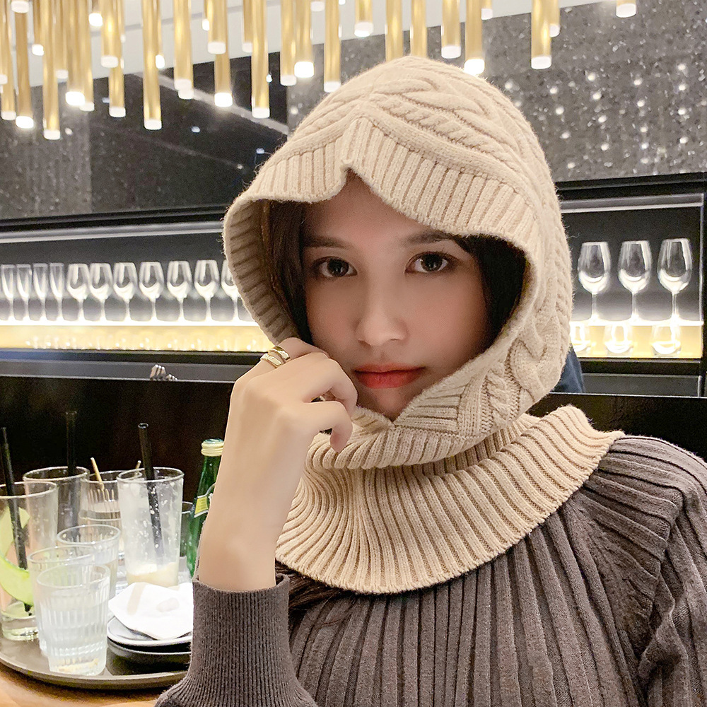 Women's Thickened Thermal Dual-use Knitted Scarf