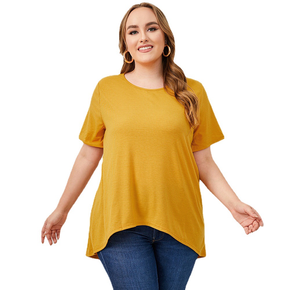 Women's Round Neck Short Sleeve Casual Top
