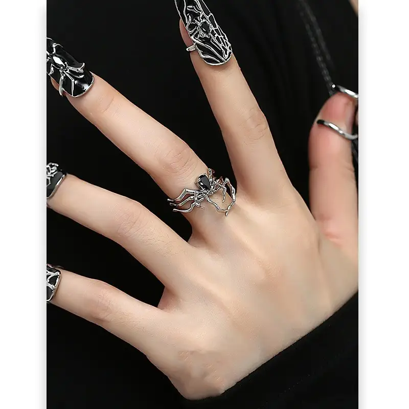 Original Metal Spider Ring Female Cold Wind Niche Design Personality