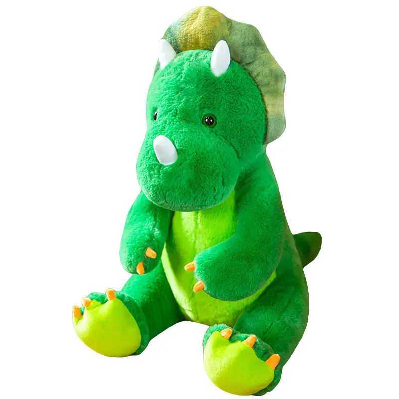 Little Dinosaur Toy Plush Green Doll