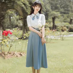 Ladies Fashion Personality Long Dress Suit - Two Piece Suit - View 1
