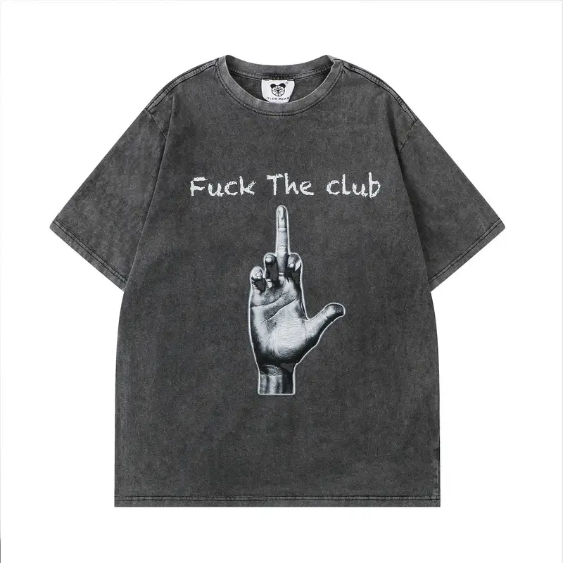 Printed Direct Spray Light Color Short Sleeve