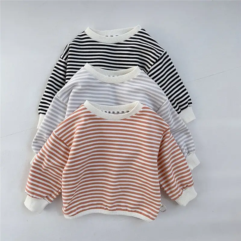 Children's New Striped Pullover Bottom