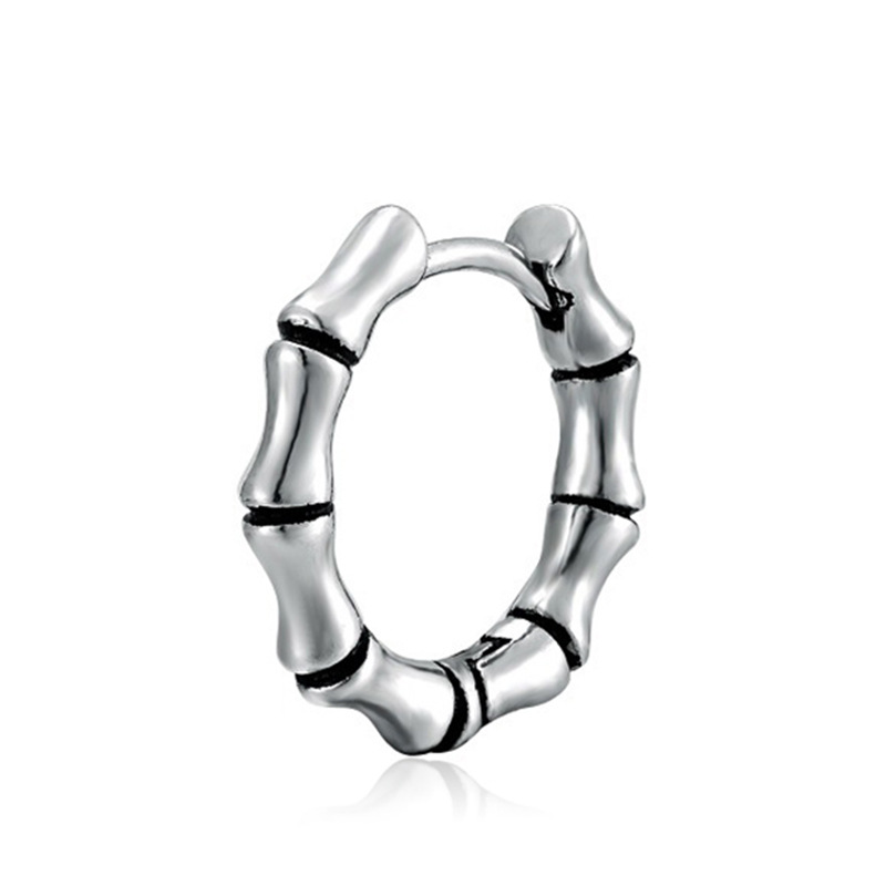 Creative Stainless Steel Bangle Earrings - Jewelry & Watches