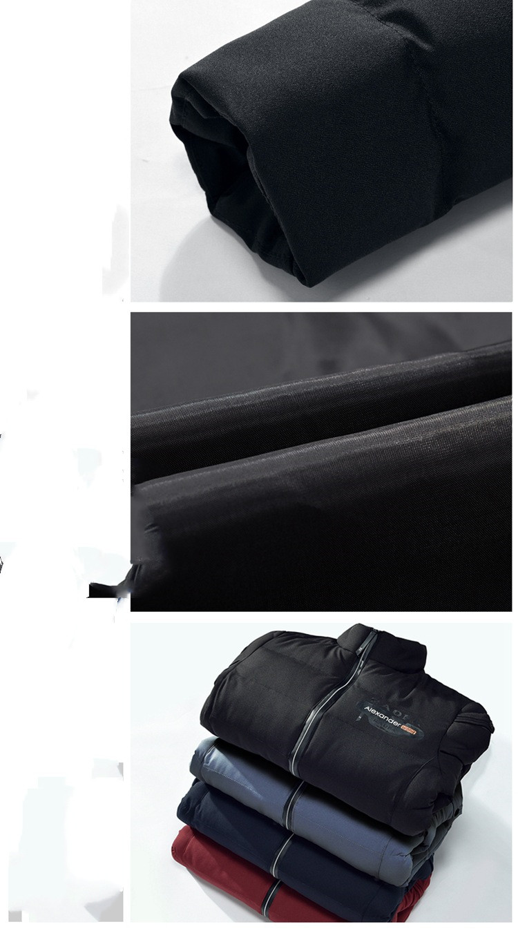 Stand-up Collar Men's Cotton Jacket New Thick Casual Large Size Youth Jacket