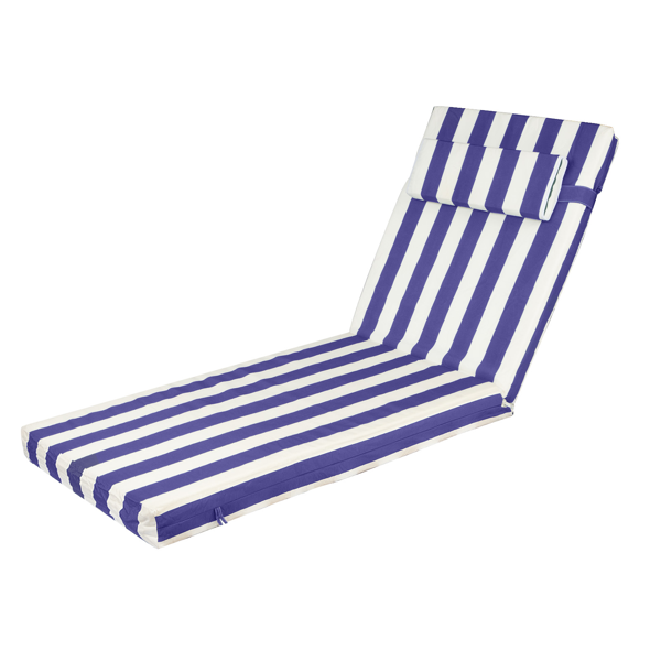 Outdoor Chaise Lounge Cushion, 72 In. X 21 In. X 3 In. Waterproof Fade-Resistant Patio Chair Pad For Pool Beach — foto 7