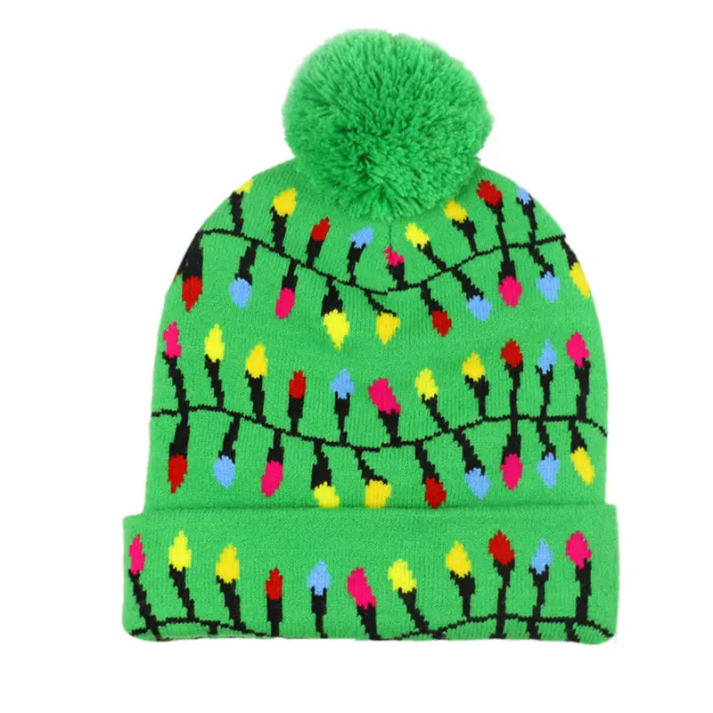 Christmas Hat LED Knitted
