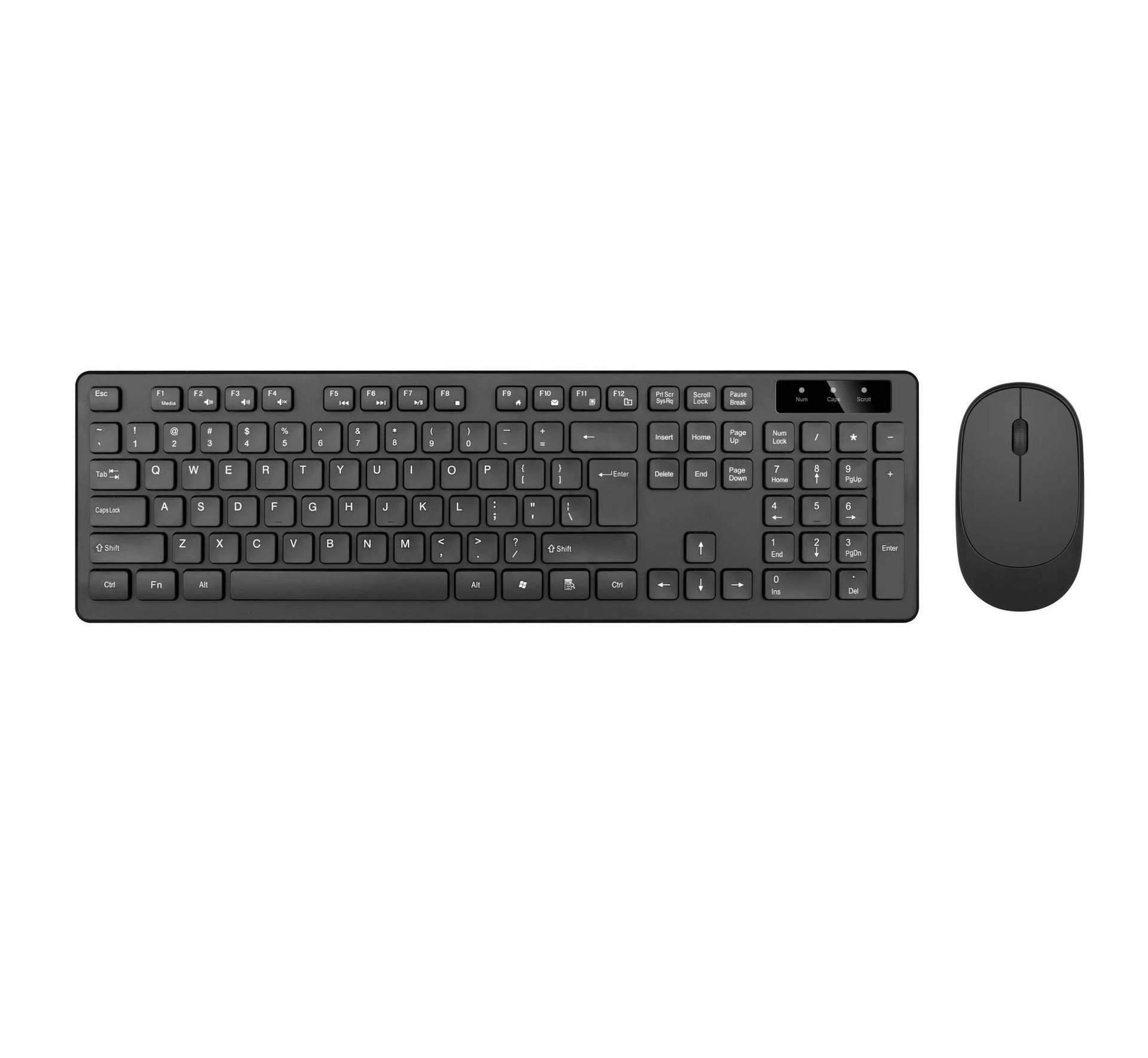 Wireless 2.4G Chocolate Keyboard And Mouse Set For Desktop And Laptop - Waterproof Wireless Keyboard And Mouse Set 3