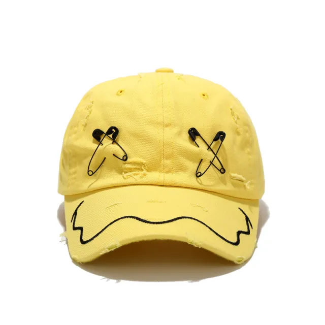 Baseball Cap Men's Trend Embroidery Shading Yellow - Shop at LoveMi