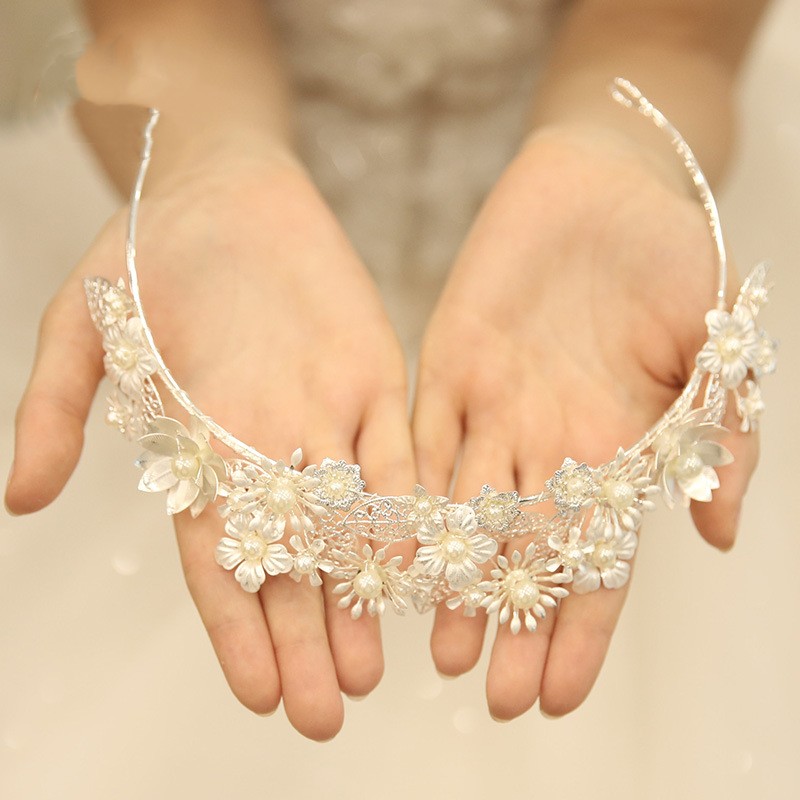 Exquisite Pearl Flower Headwear Hair Accessories