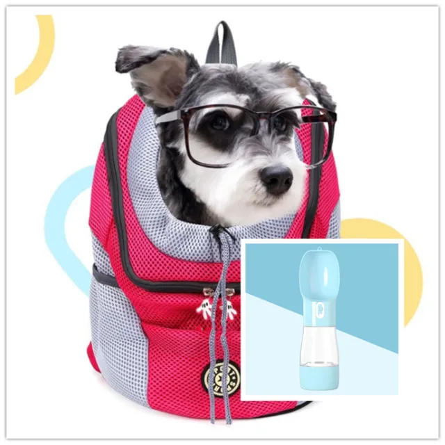 Portable Travel Backpack Outdoor Pet Dog Carrier Bag Blue - Shop at LoveMi