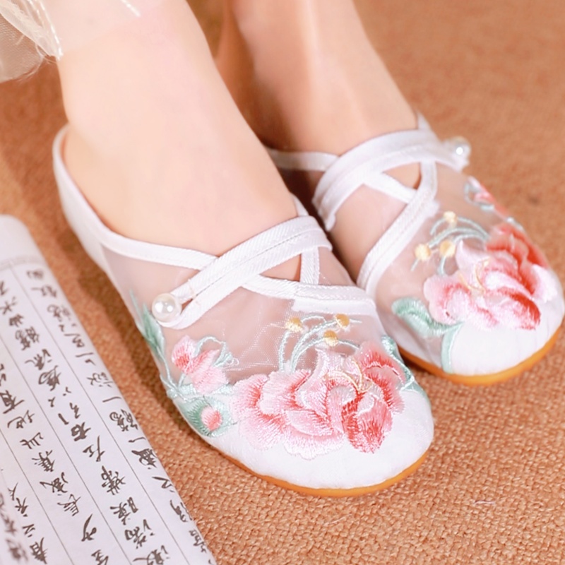 Mesh Embroidered Flats, picture 6 of 7