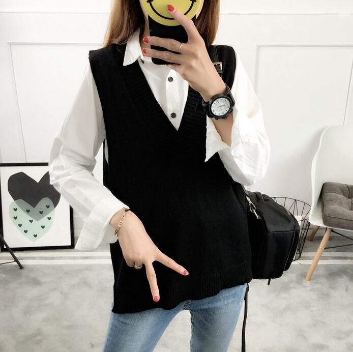 Title 4, Womens Sweater Spring And Autumn Wool Vest Sle...