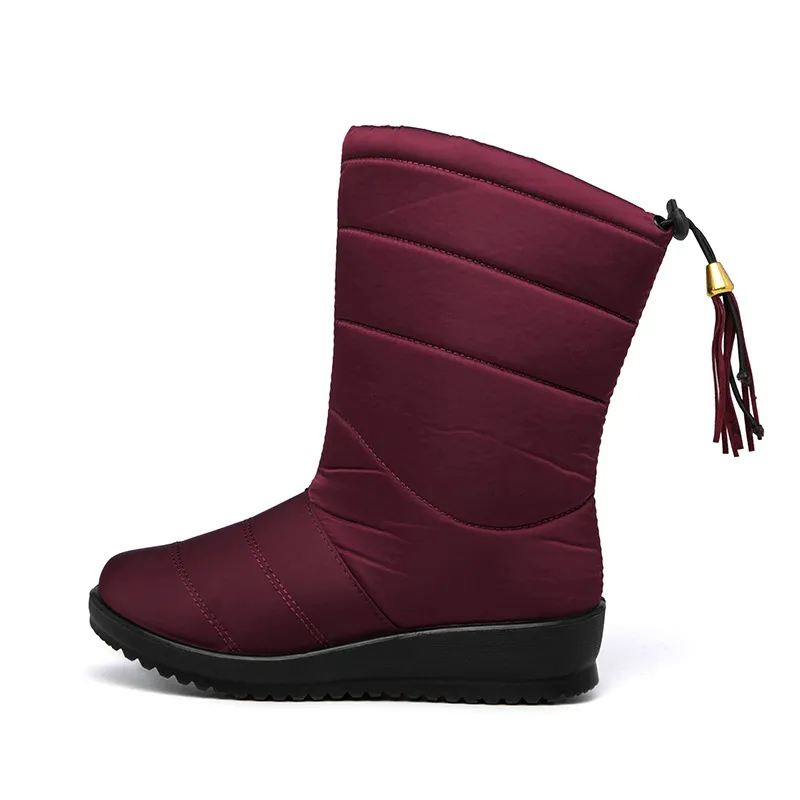 Waterproof snow boots - Fuchsia-Size