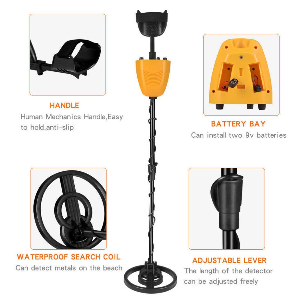Deep Underground Metal Detector Hunt Treasure Gold Coins Waterproof — image 10