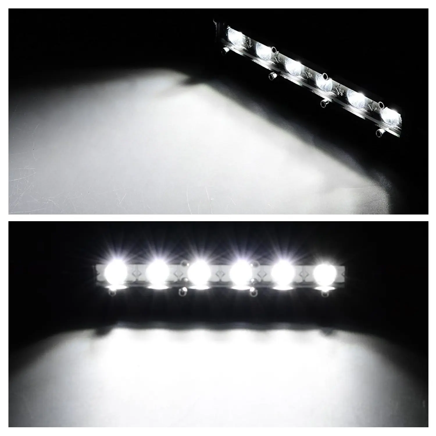 7in LED Light Bar Single Row Offroad
