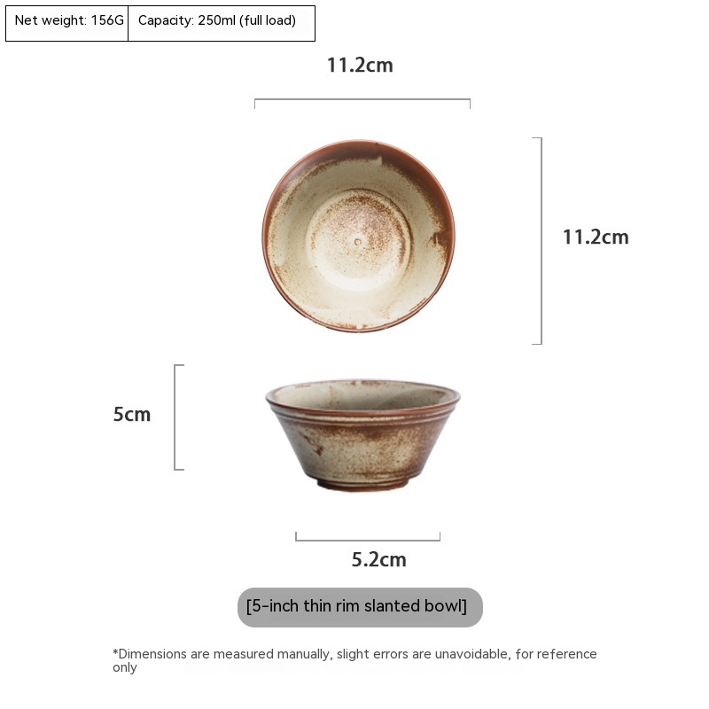 Thin Edges Oblique Bowl