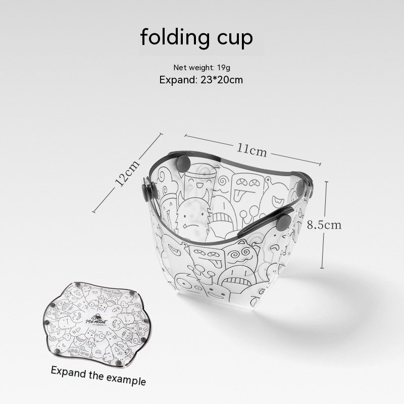 1Folding water cup