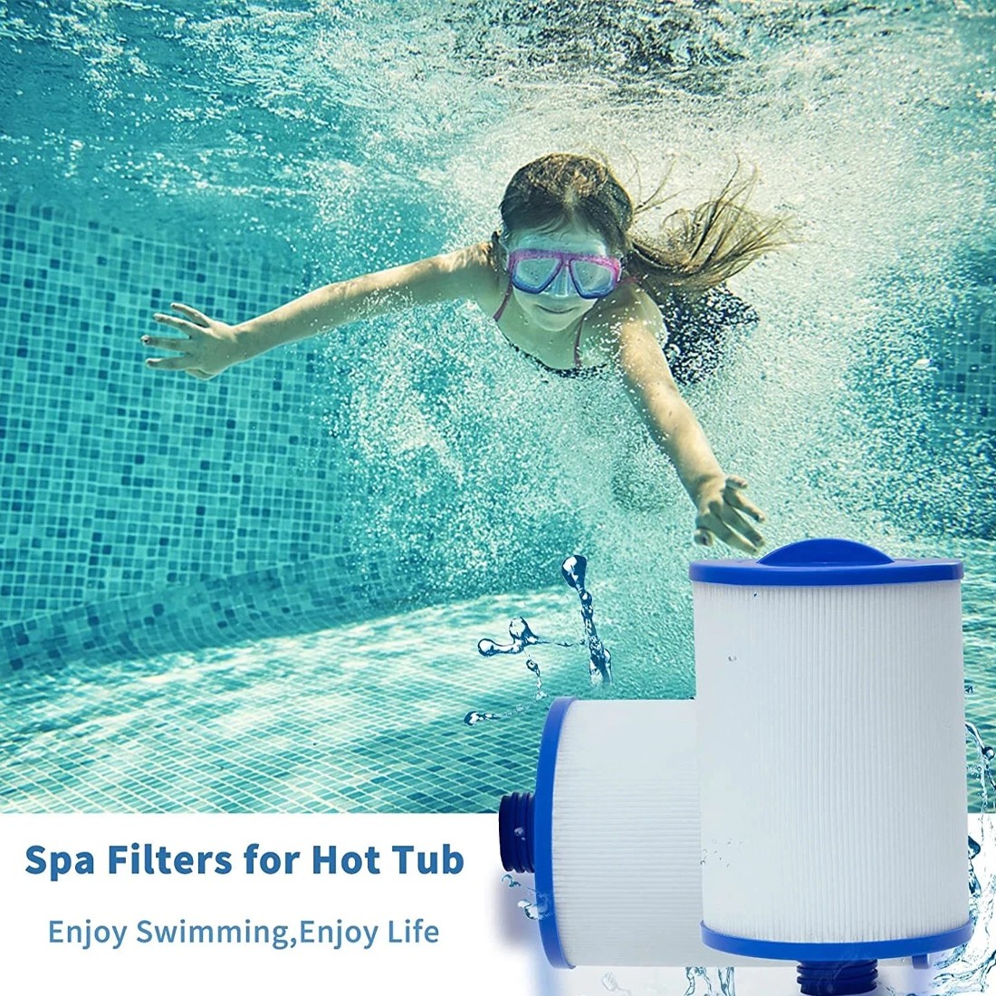 2 Pack Compatible Filter PWW50 SPA Hot Tub Filters 6CH-940 Superior Spas Pool UK