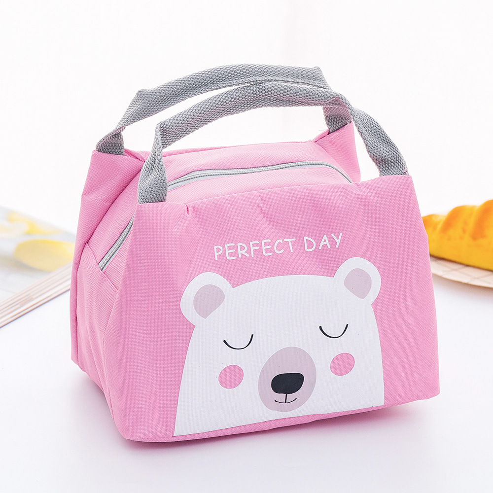 Title 5, Cartoon Cute Student Insulation Bag Lunch Bag S...