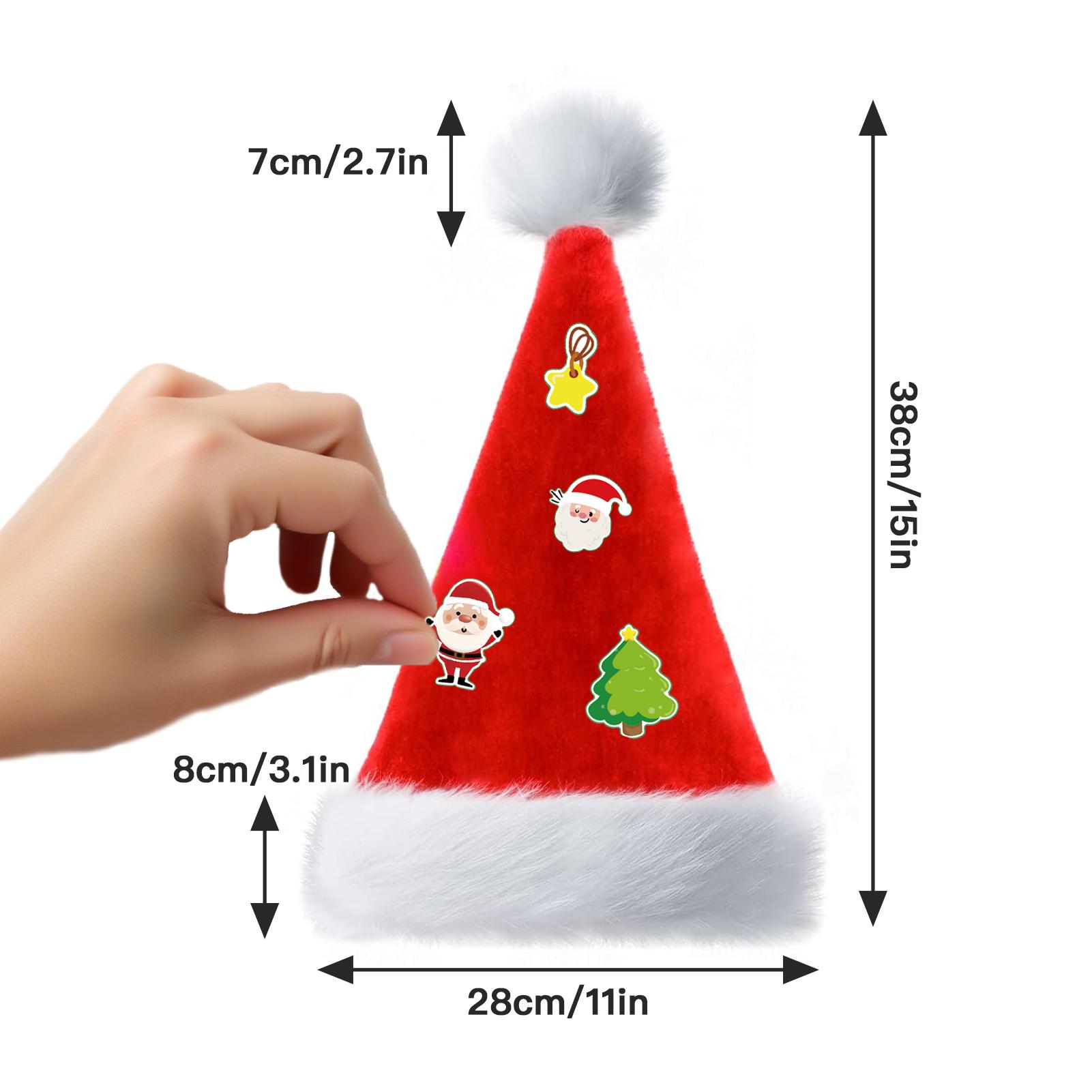 DIY LED Santa Hat - A Creative And Unique Design That Enhances The Festive Atmosphere. A Must-have For Holiday Outfits, A Fun Craft Activity, And A Great Prop For Christmas Party Photos. image 20