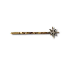 Retro Geometric Diamond Moon Snowflake Star Hairpin Set Word Clip - Small Snow - View 1