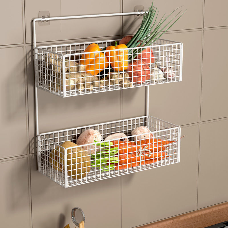 Title 11, Non Perforated Wall Kitchen Basket Shelf