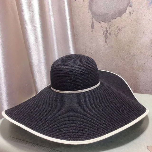 New Women's Hand woven Straw Hat Black - Shop at LoveMi