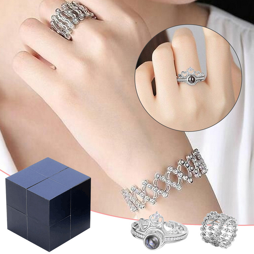 Lord Of The Rings Retractable Ring Female  Deformation Bracelet