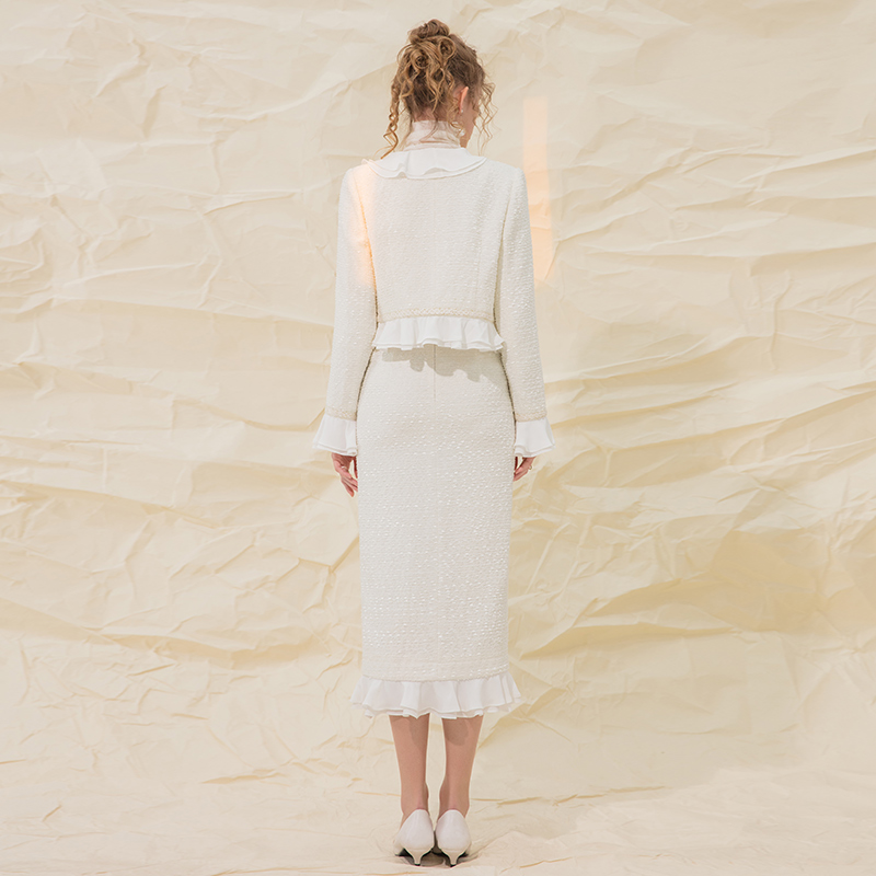 Fishtail Skirt Two Piece Vintage Fashion