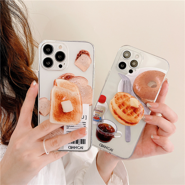 Creative Bread Holder Silicone Phone Case - Image 5