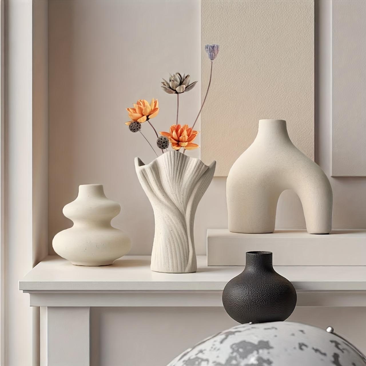 Bohemian Style Creative Simple Small Vase Set, Home Decor Indoor Desktop Ornament, Flower Arrangement Decoration Gift 3