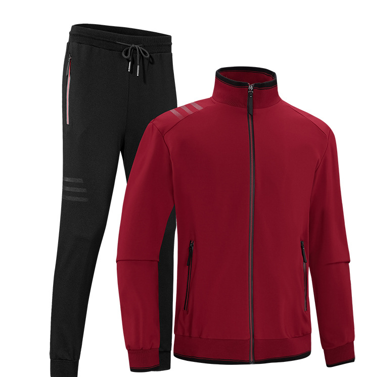 Increased Foreign Trade Sportswear Men's Running Long-sleeved Long-sleeved Suit