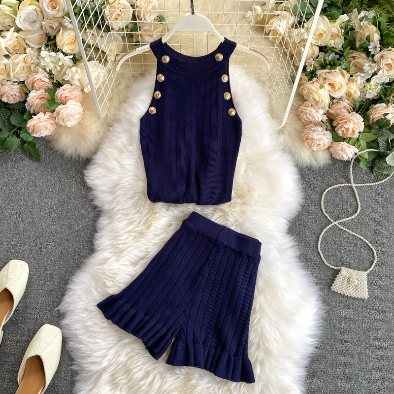 Title 6, Short Waist Trousers Camisole Vest Off-the-shou...