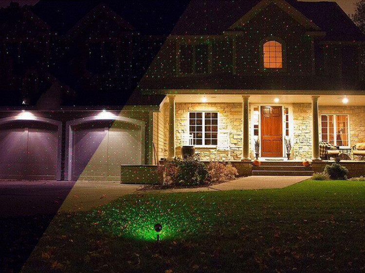 Gypsophila USB Laser Light Christmas Lawn Lamp - Image 3