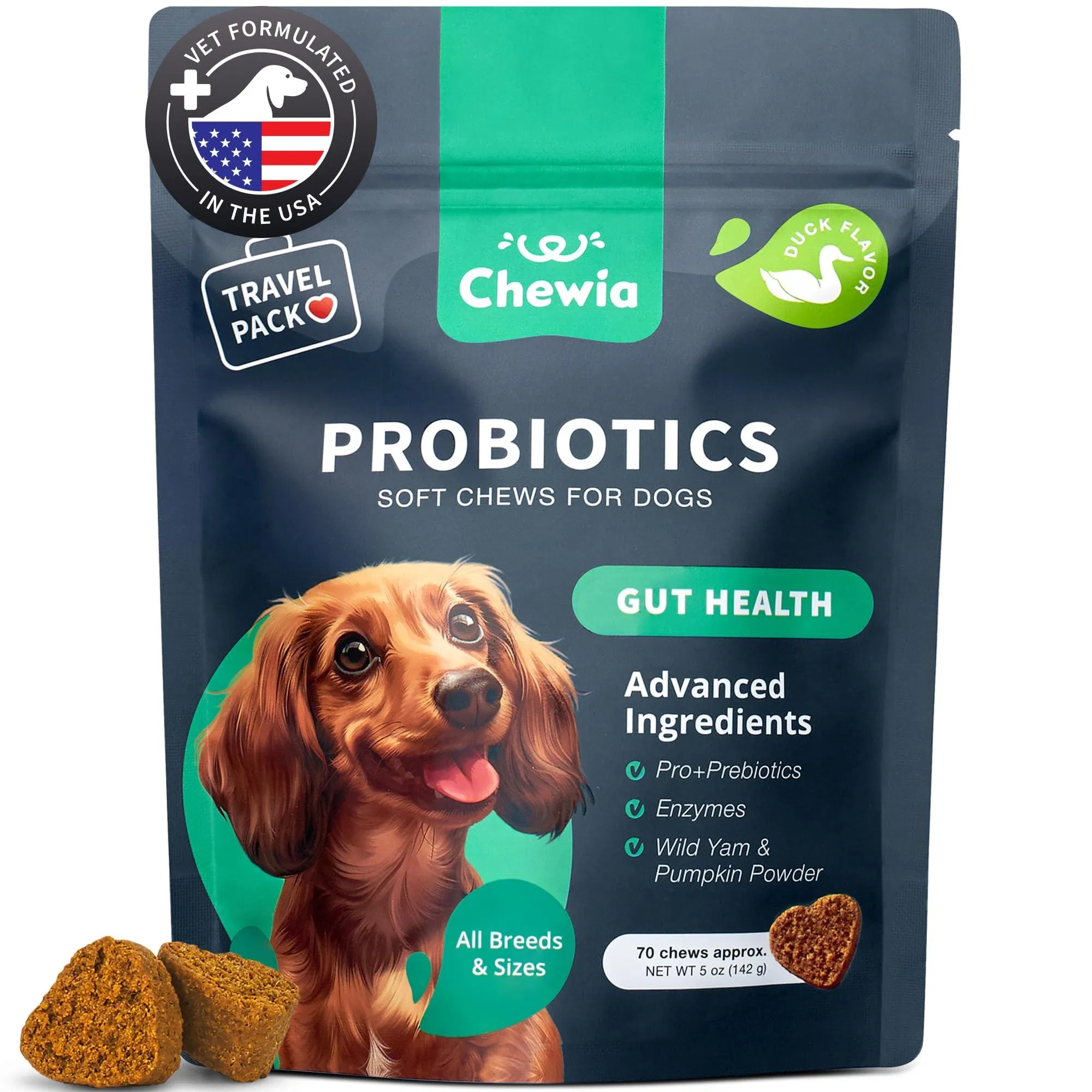 Do Not Sell On Probiotics For Dogs Support Gut Health Immunity Yeast Balance Itchy Skin Allergies Probiotics And Digestive Enzymes Coprophagia Dete... Chewia - Shop at LoveMi
