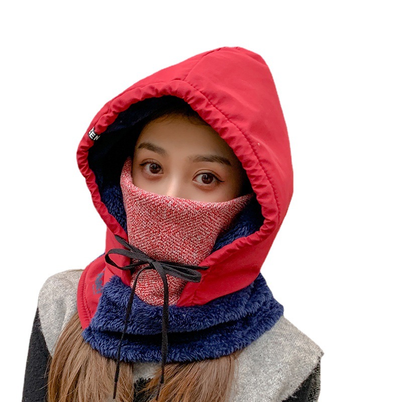 Ladies Waterproof Fleece Warmth Padded Bib Mask Hat