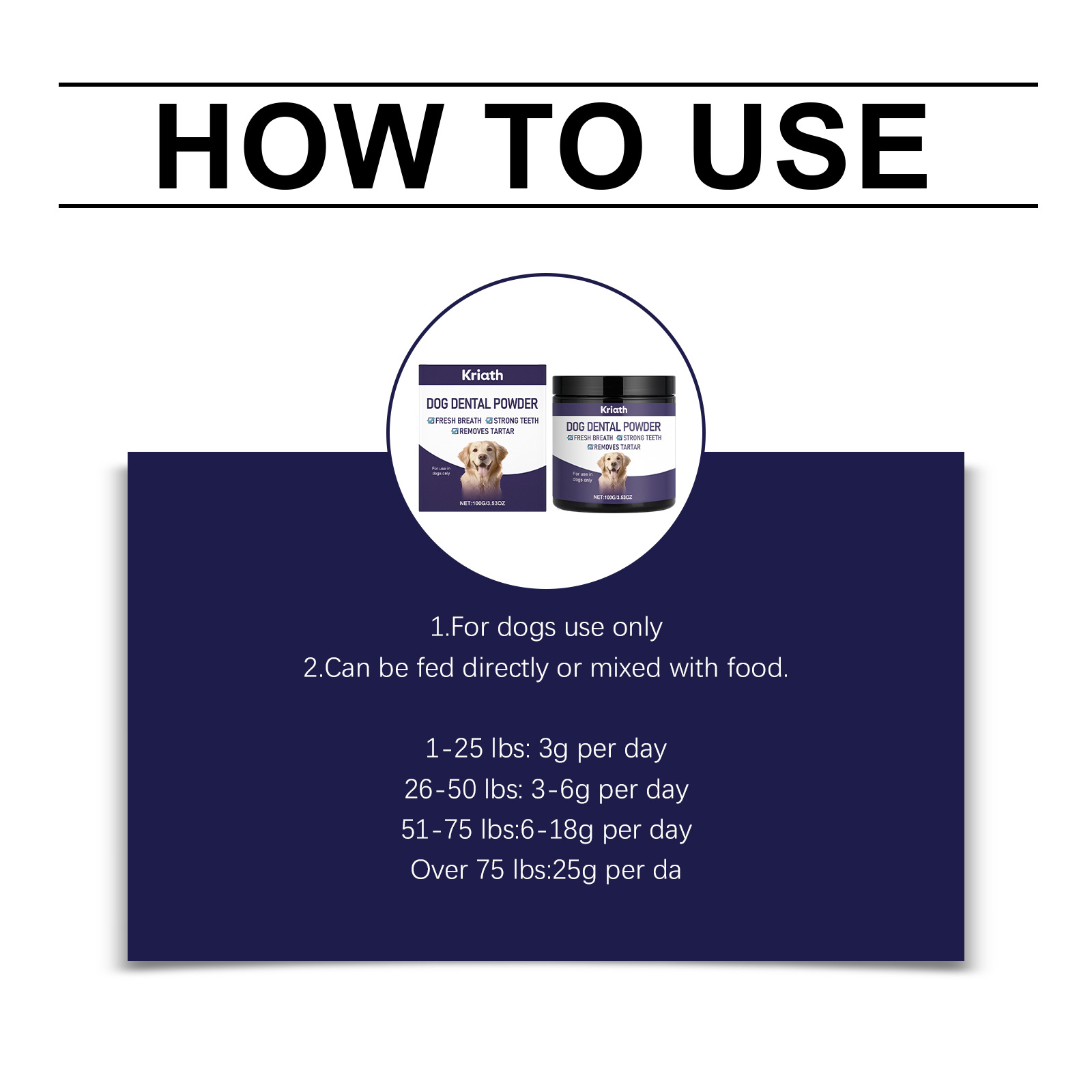 Dog Specific Breath Freshener Powder