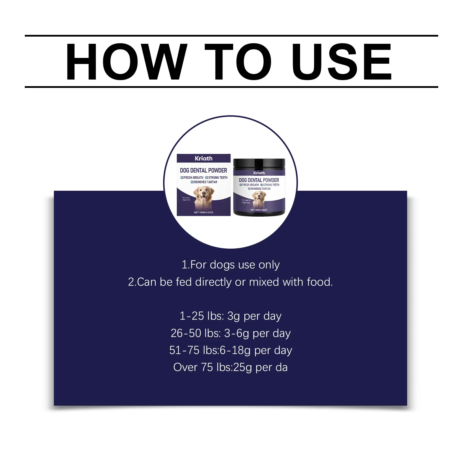 Dog Specific Breath Freshener Powder