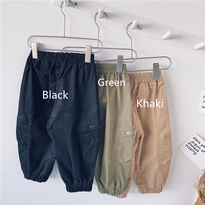 Spring And Autumn Boys' Korean Style Overalls Trousers — foto 6