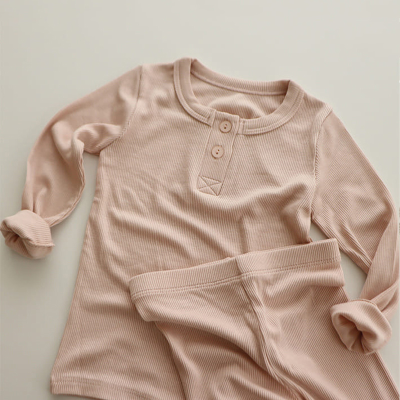 Baby Kids Pajamas Sets Girl Boy Sleepwear Suit Autumn Kids — foto 3